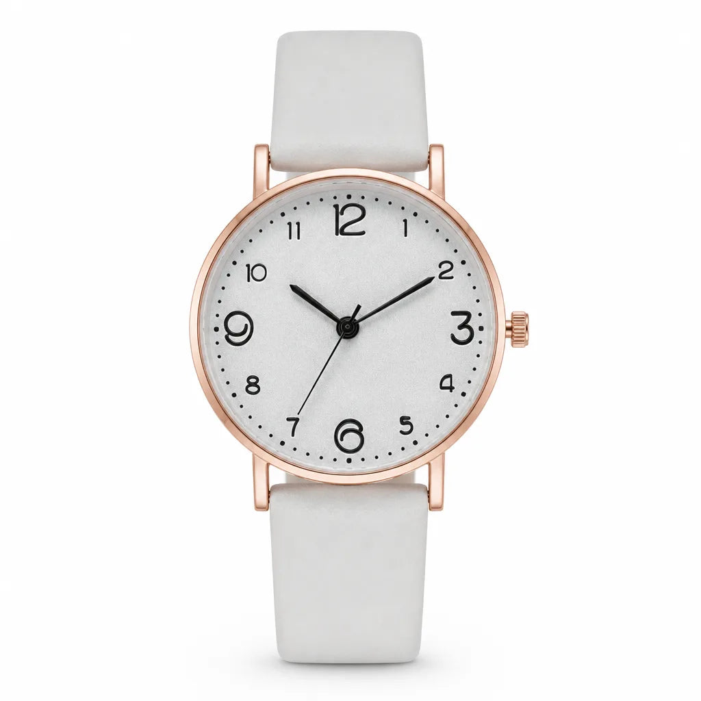 Ellena Classic Quartz Watch - Color:Green;Size:Watch Only