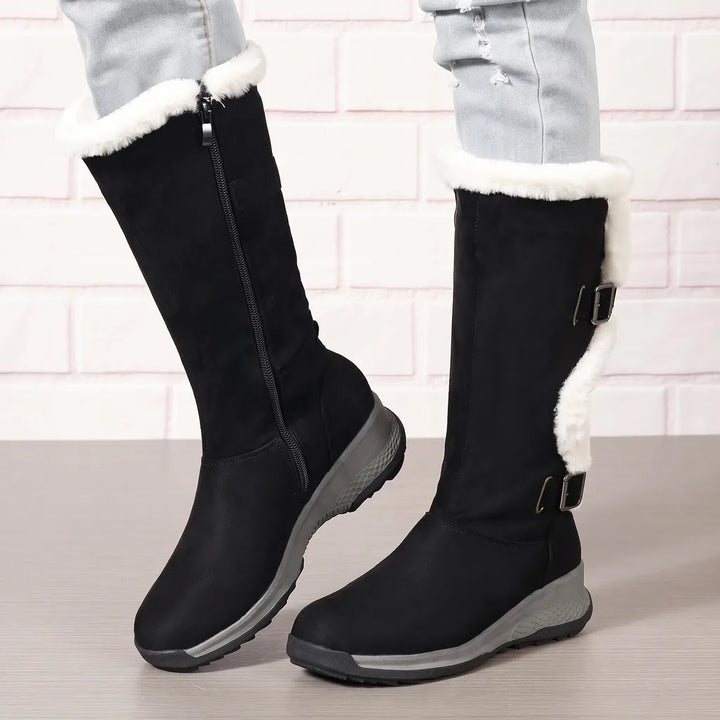 Women's Black Elliott Mid-Calf Boots