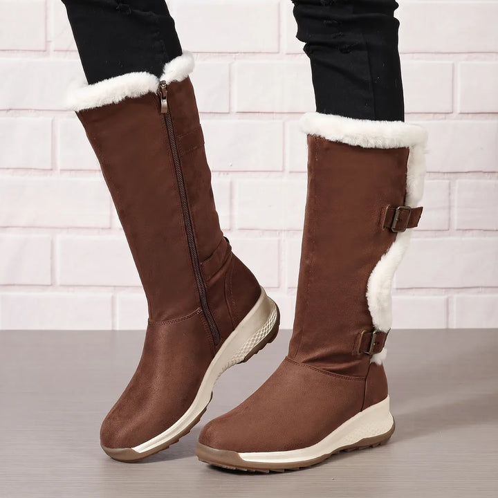 Women's Brown Elliott Mid-Calf Boots