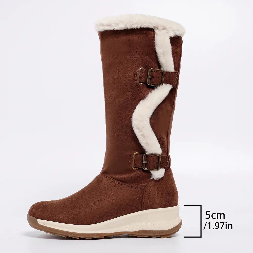 Women's Brown Elliott Mid-Calf Boots