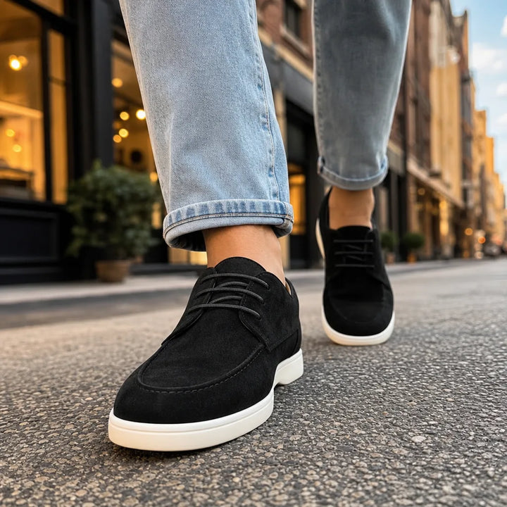 Men's Black Reeves Lace Up Sneakers