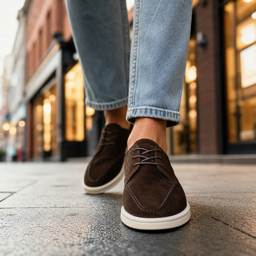 Men's Brown Reeves Lace Up Sneakers