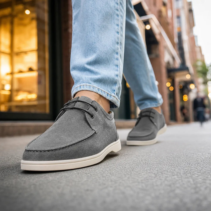 Men's Gray Reeves Lace Up Sneakers