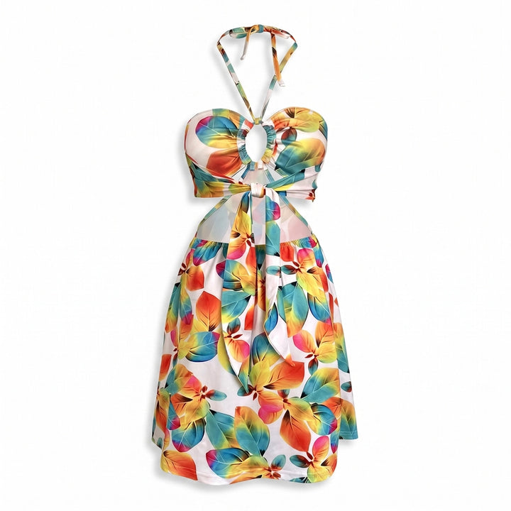 Eloise Cutout Maxi Dress - Color:Orange;Size:XS
