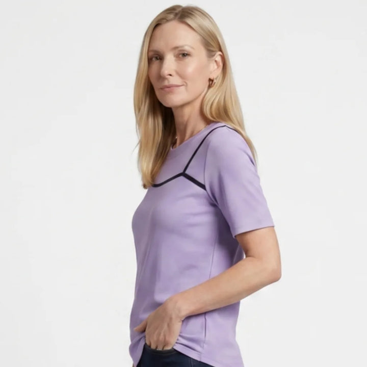 Women's Elyse Ribbed Layered T-Shirt