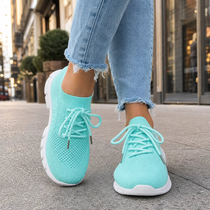 Women's Green Emery | Women's Lace-Up Sneakers