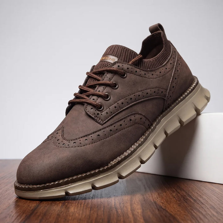 Emile Casual Sneakers - Color:Brown;Size:40