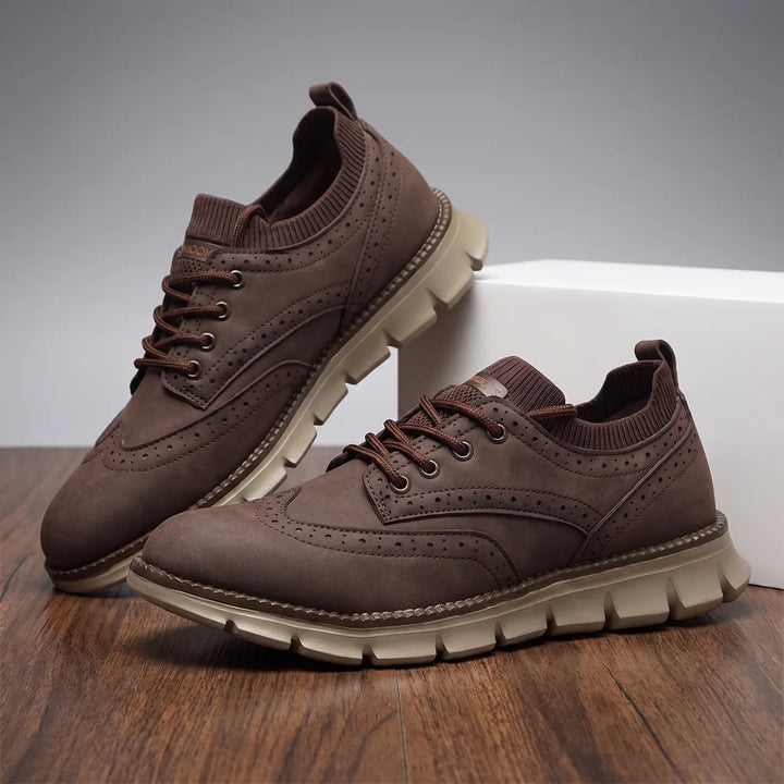 Men's Brown Emilia Brogue Loafers