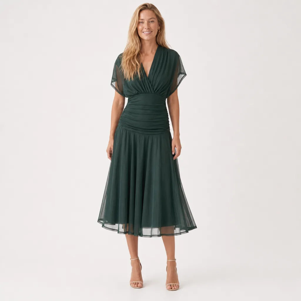 Women's Harrison Printed Mesh Dress