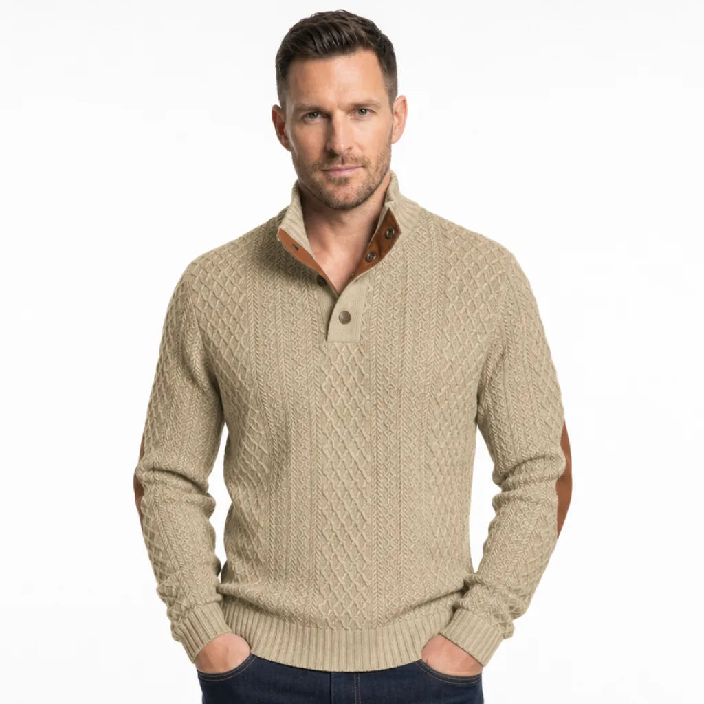 Men's Gallagher Jacquard Knit Sweatshirt