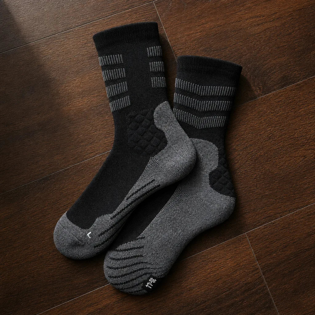 Endicott | Merino Wool Hiking Socks - Color:Black;Size:M