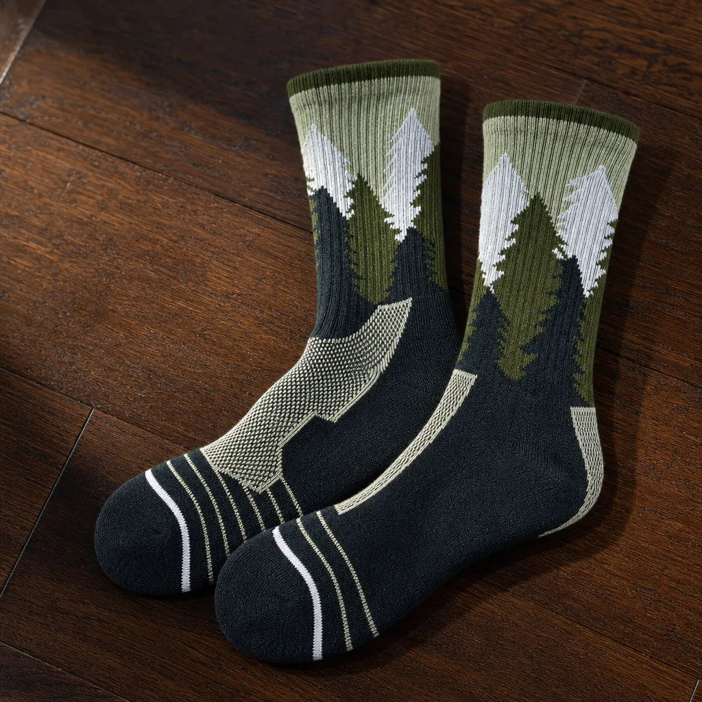 Endicott | Merino Wool Hiking Socks - Color:Green;Size:M