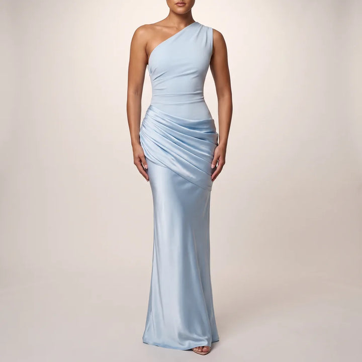 Estelle Bodycon Maxi Dress - Color:Blue;Size:S