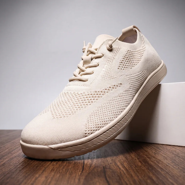 Men's Beige Maeve Wide-Toe Barefoot Sneakers