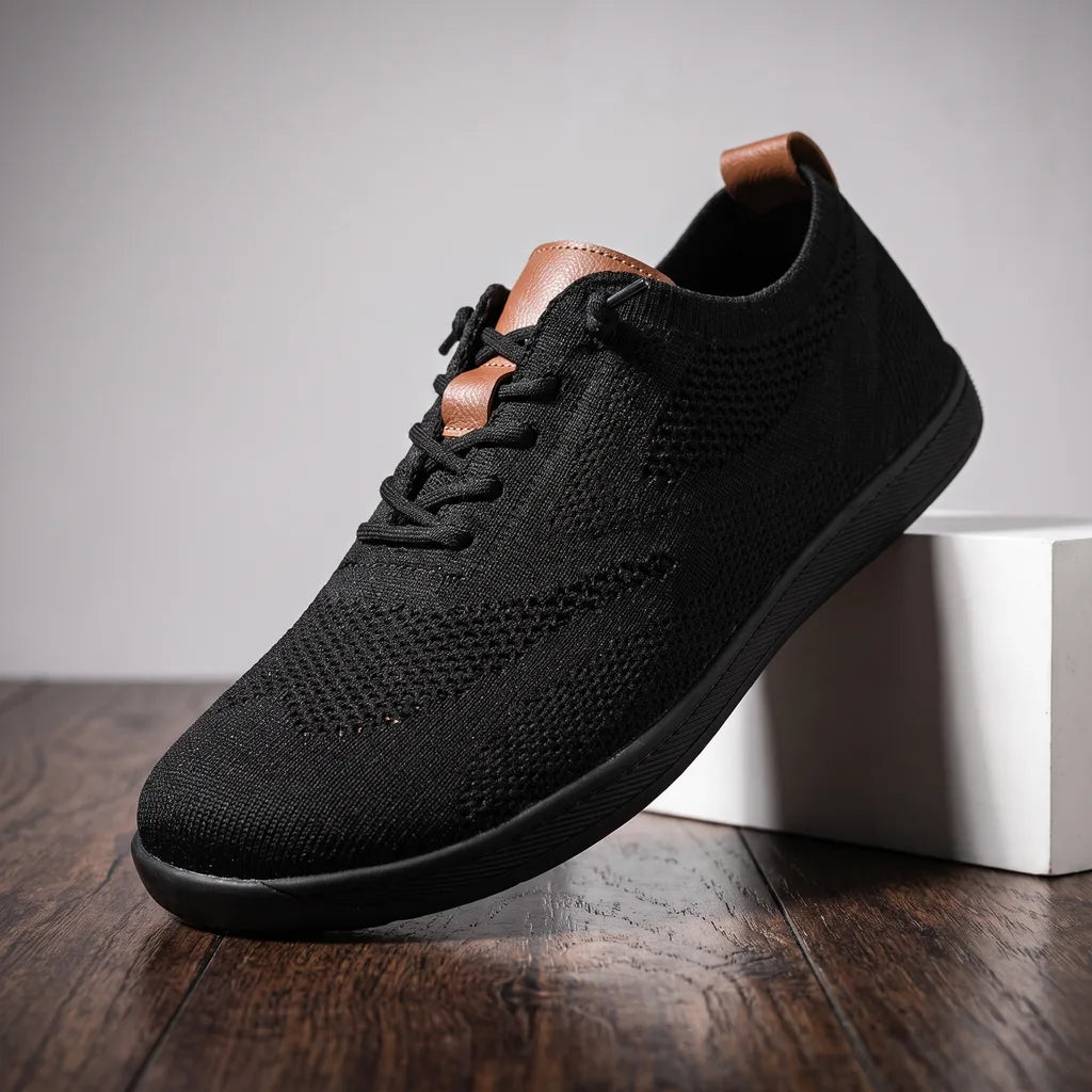 Men's Black Maeve Wide-Toe Barefoot Sneakers