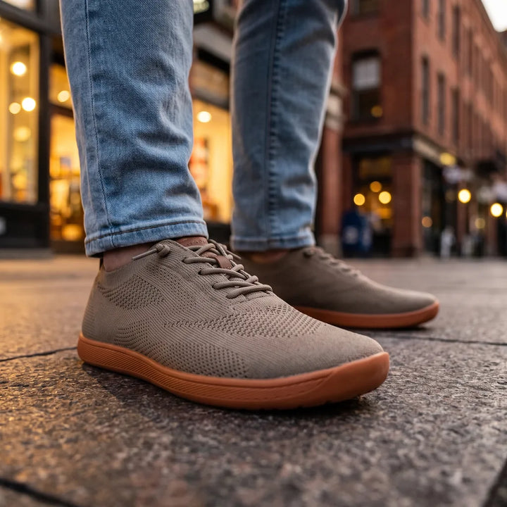 Men's Brown Maeve Wide-Toe Barefoot Sneakers