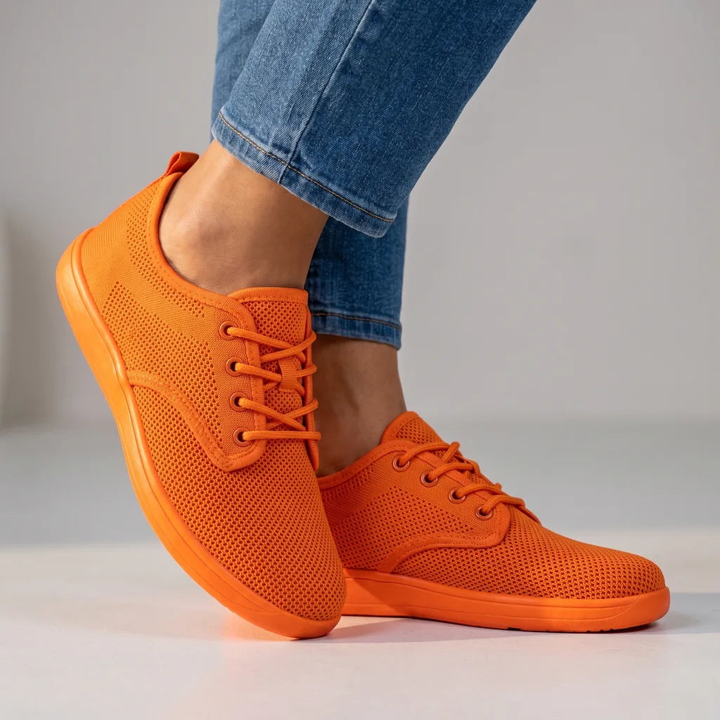 Everly Barefoot Sneakers - Color:Orange;Size:36