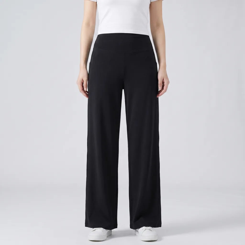 Black Moody Wide-Leg Sports Trousers 3