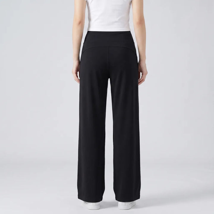 Black Moody Wide-Leg Sports Trousers 4