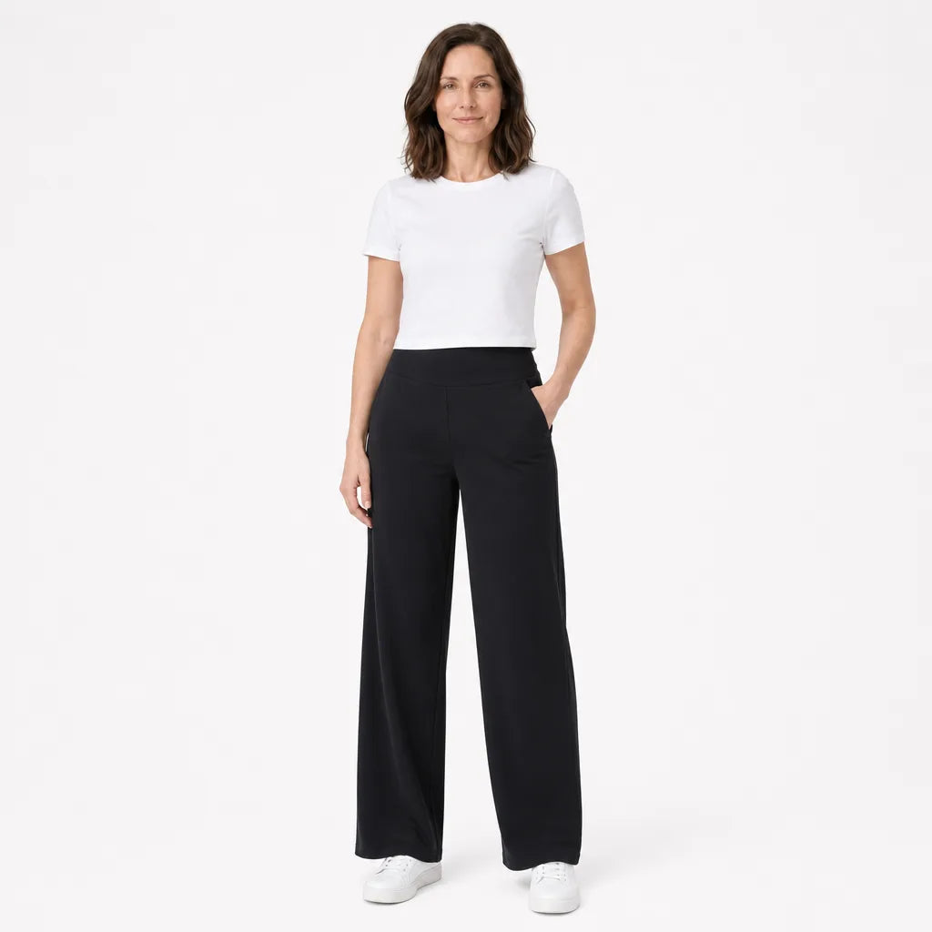 Moody Wide-Leg Sports Trousers