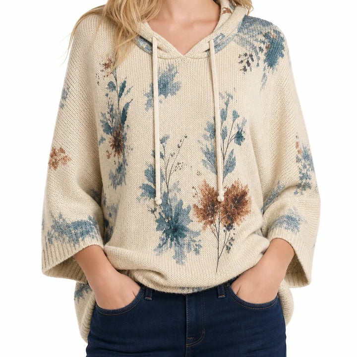 Women's Apricot Fatima | Women's Fall Leaf Hoodie Sweater -No match