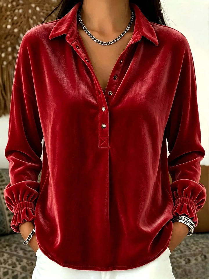 Faye | Women's Christmas Elegant Cardigan - Color:Red;Size:XS