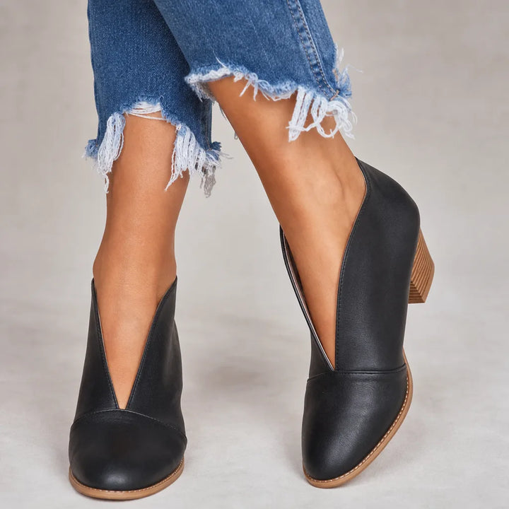 Fenella | Women's Fall Ankle Boots - Color:Black;Size:36