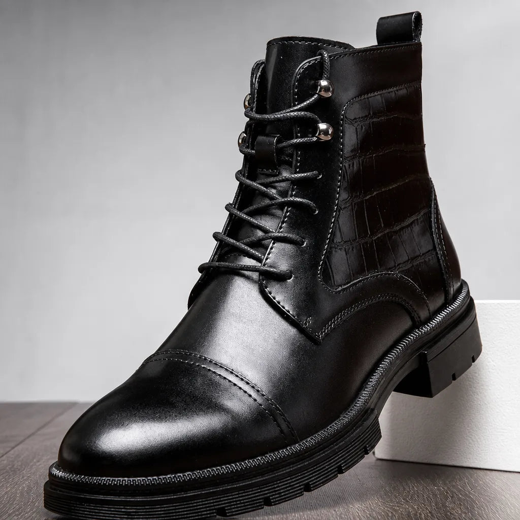 Men's Black Lowry Lace Up Boots