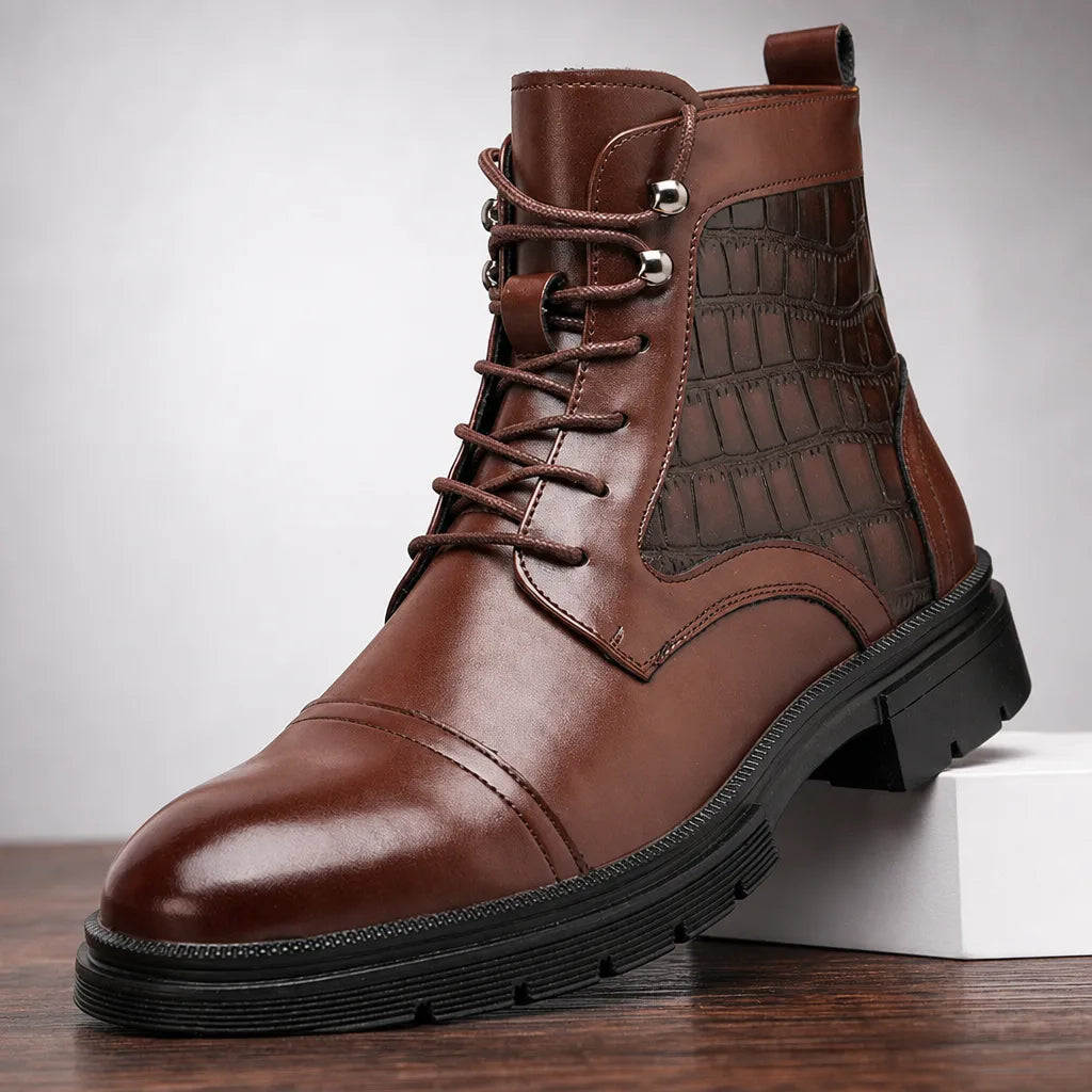 Men's Brown Lowry Lace Up Boots