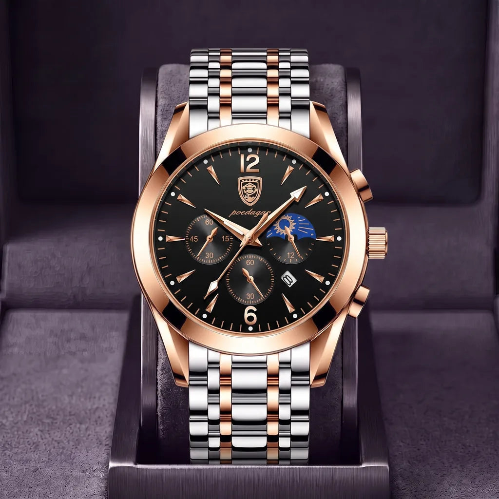 Fletcher | Vintage watch - Color:Stainless Steel/Rose Gold