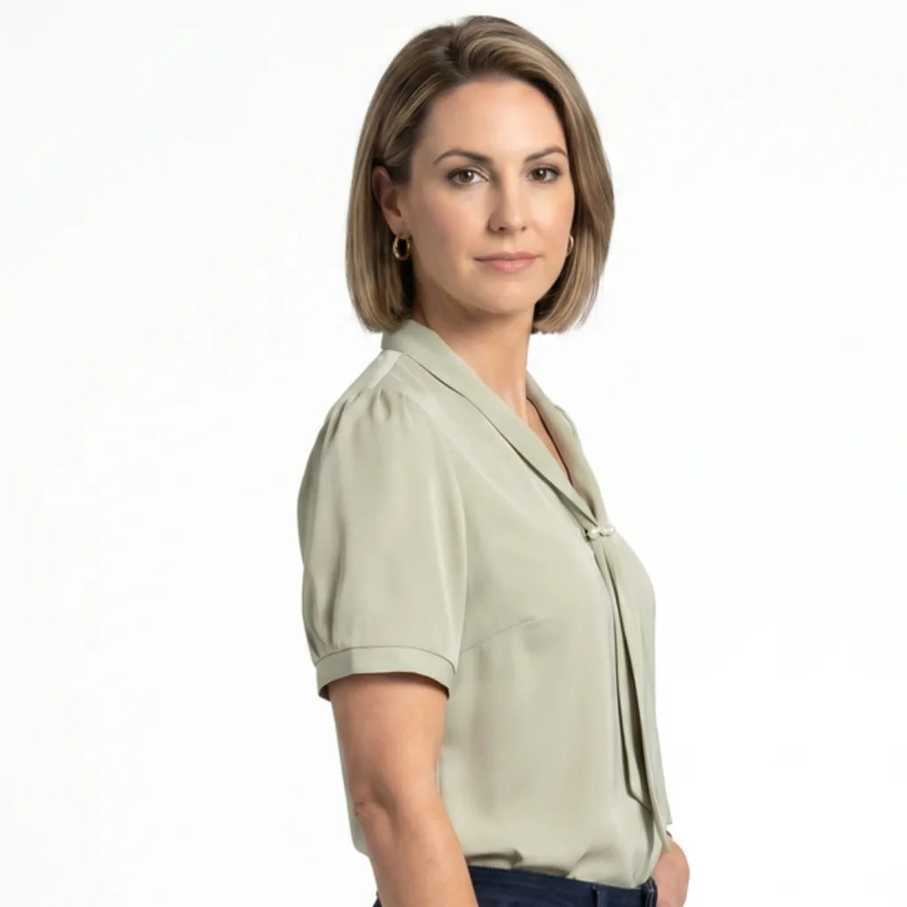 Women's Mulligan Scarf Collar Blouse