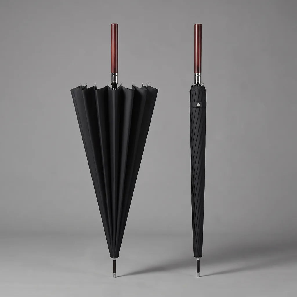 Forrest | Outdoor Large Umbrella  - Color:Black