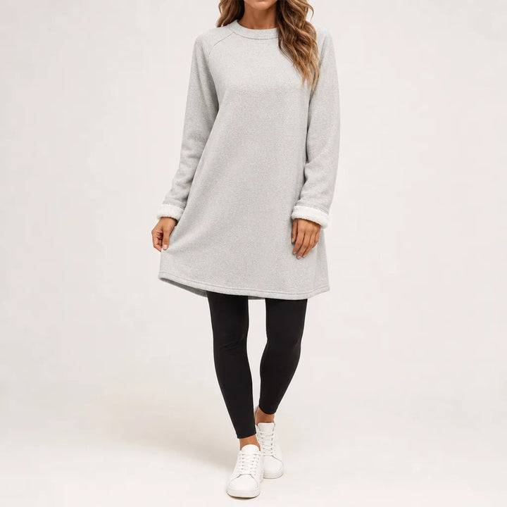 Francesca Oversized Lounge Sweater - Color:Gray;Size:S
