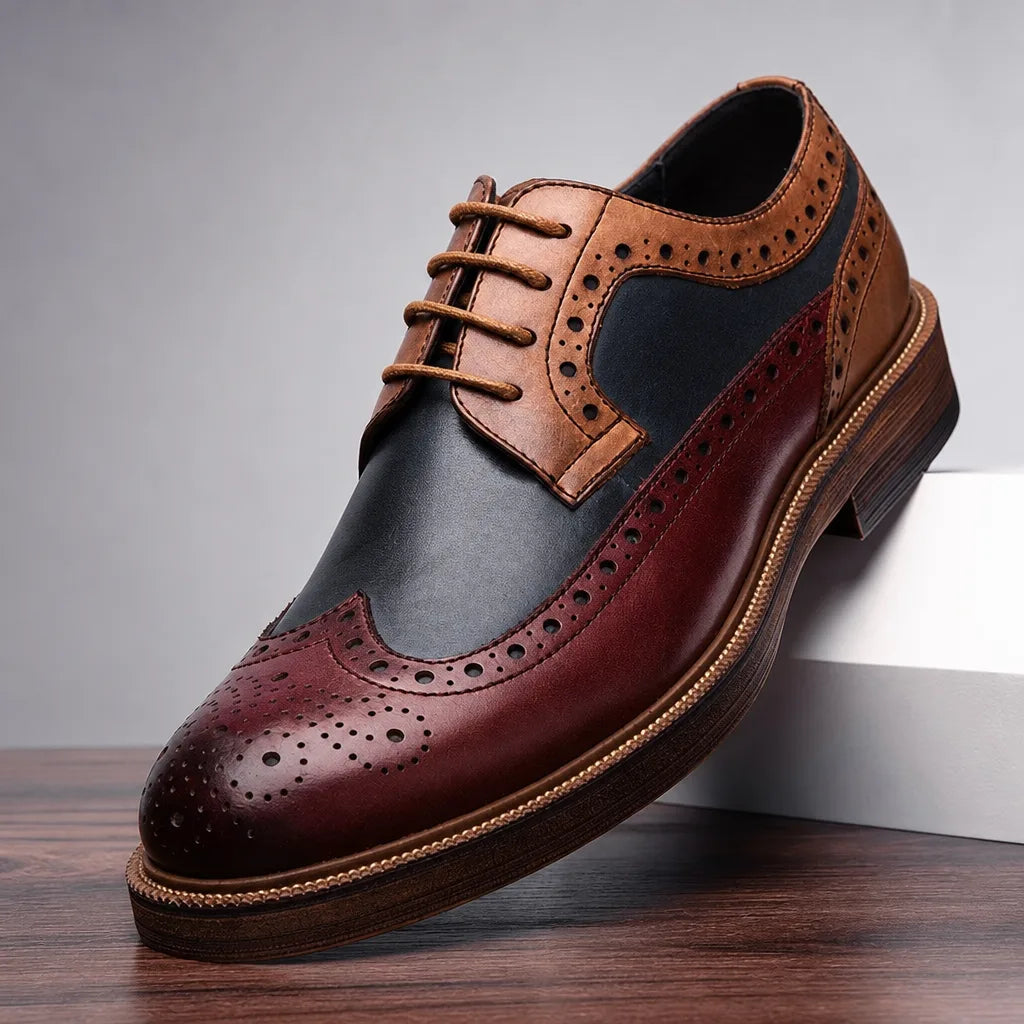 Men's Blue Franklin Lace-Up Loafers