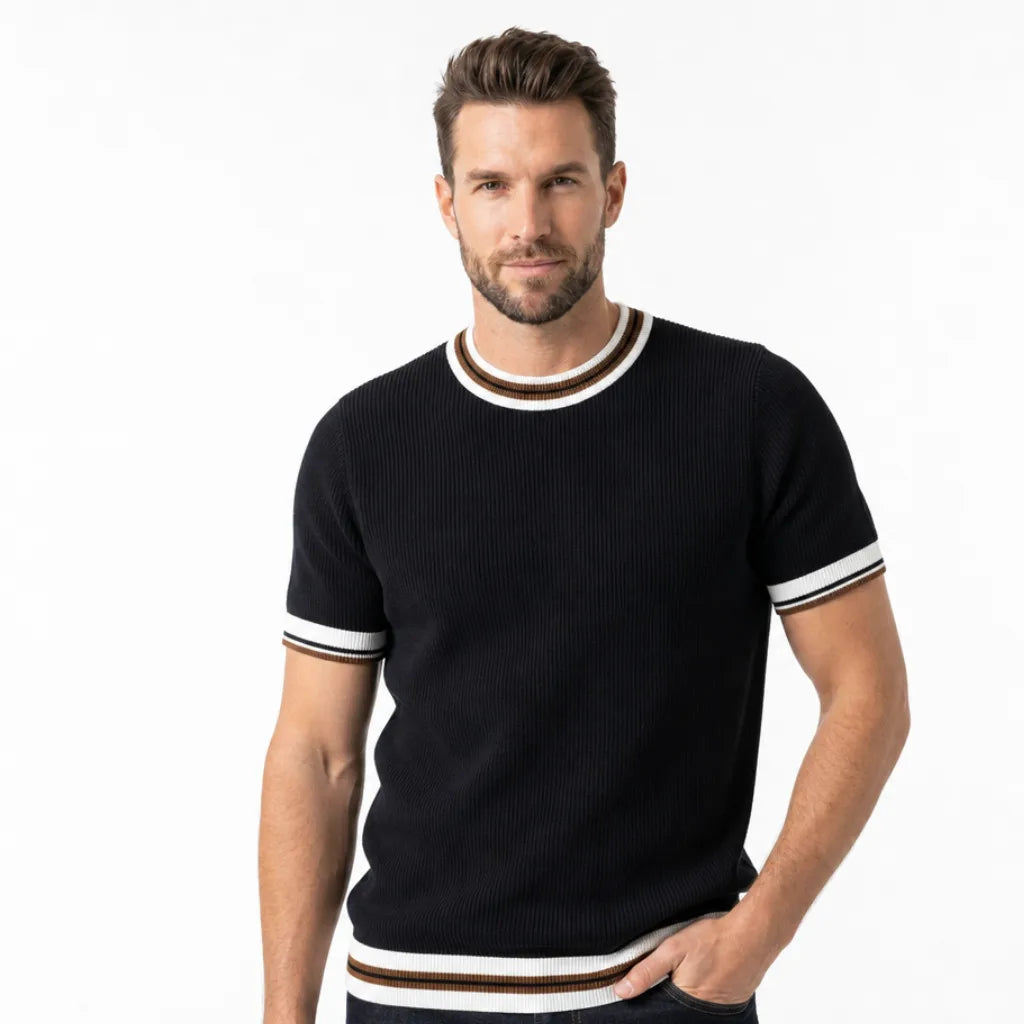Men's Susannah Striped Knit Tee