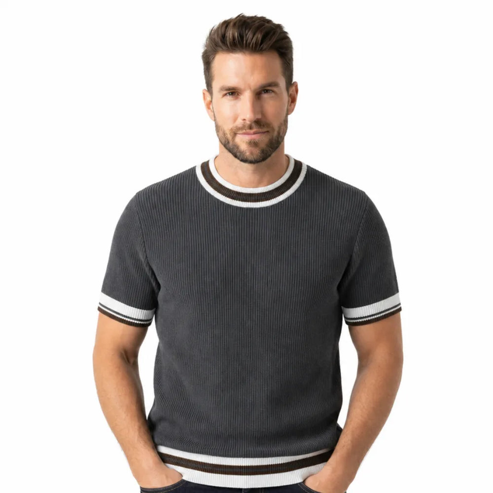 Men's Susannah Striped Knit Tee