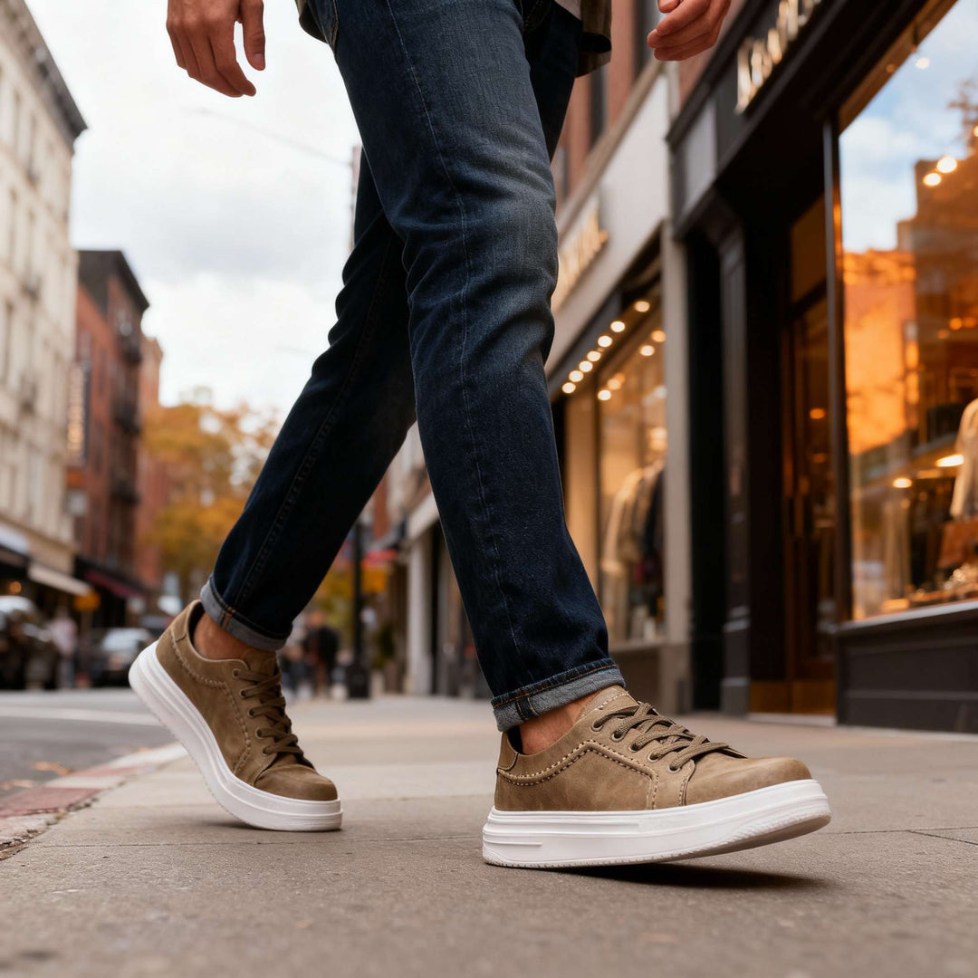 Roger Hicks Leather Sneakers