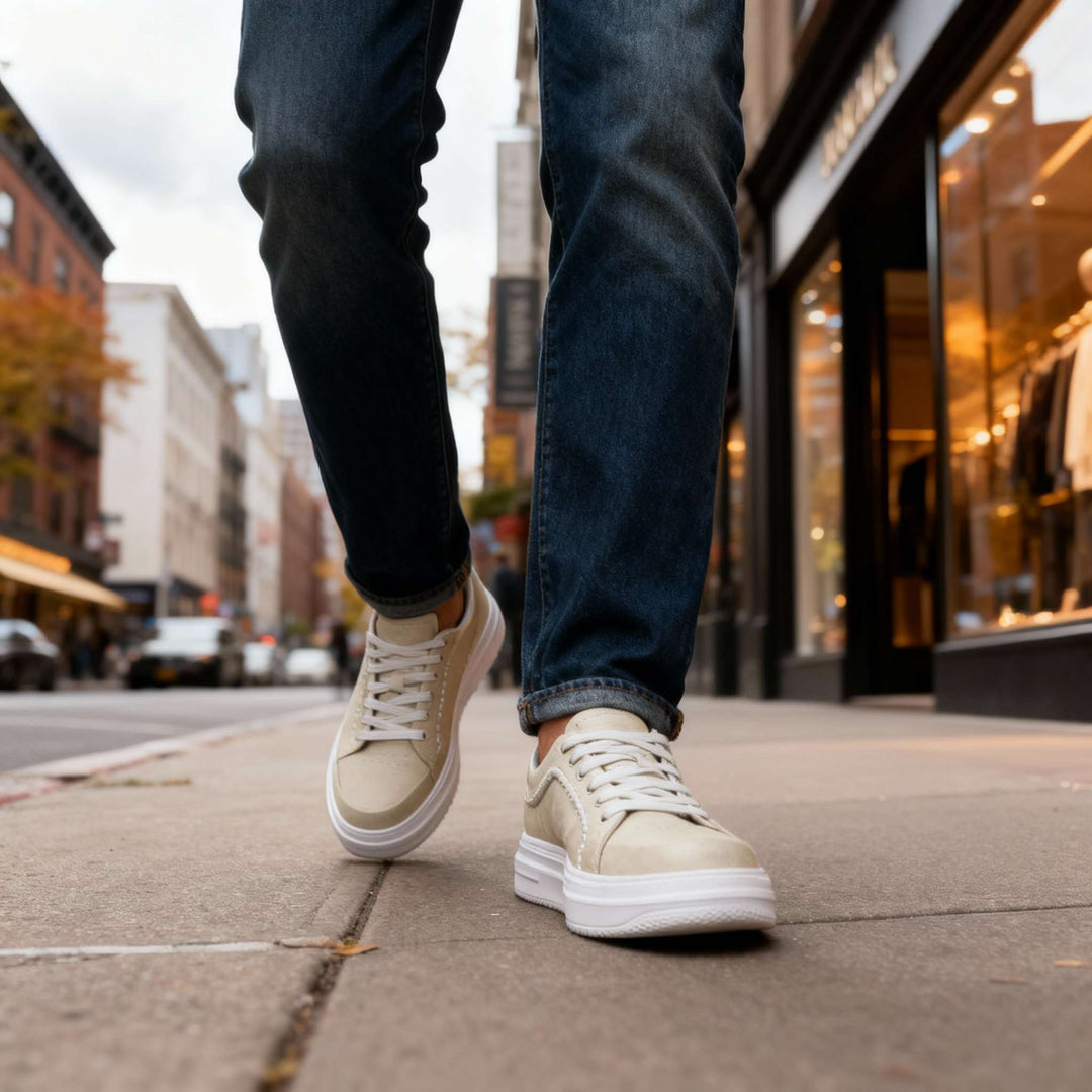 Roger Hicks Leather Sneakers