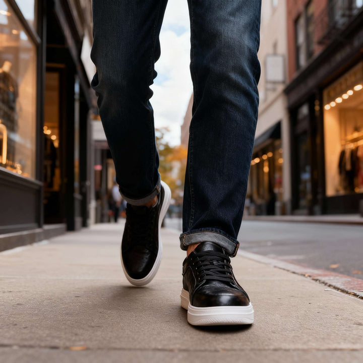 Roger Hicks Leather Sneakers