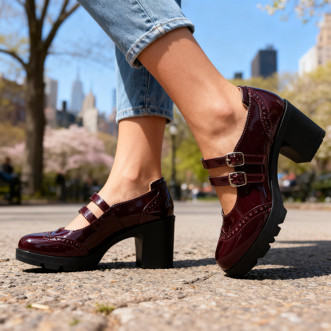 Audrey Brogue Loafers