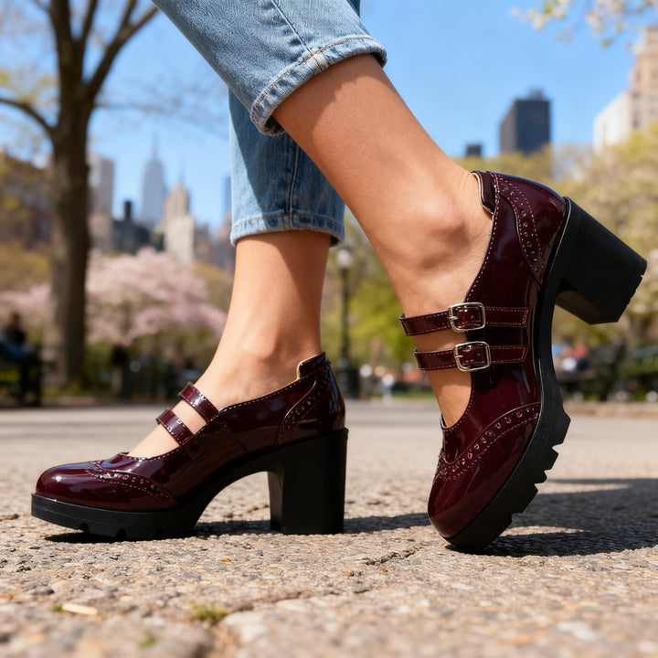 Audrey Brogue Loafers