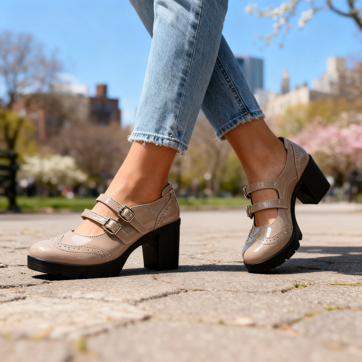 Audrey Brogue Loafers