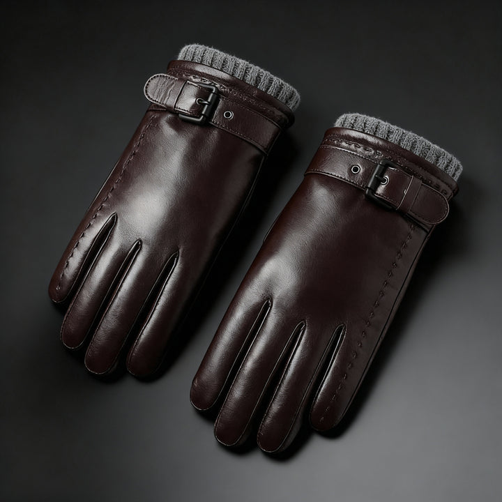 Mustang Sheepskin Buckle Gloves