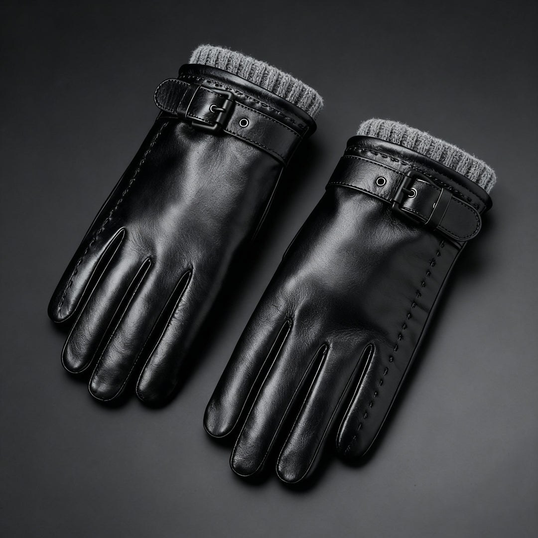 Mustang Sheepskin Buckle Gloves