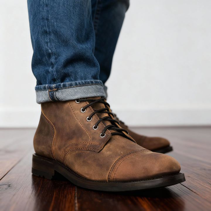 Mustang '05 Cap-Toe Boots