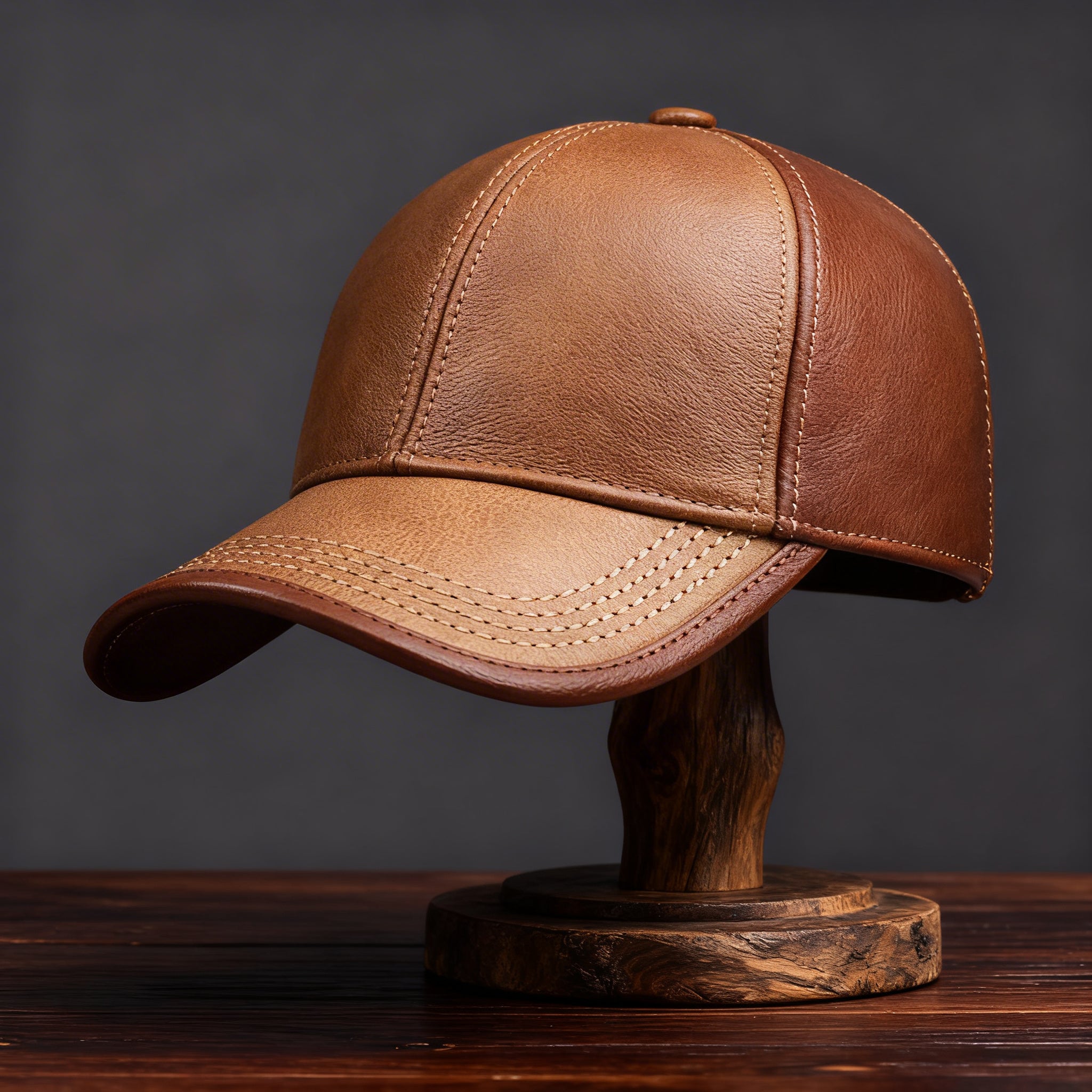 Backwoods Leather Cap – Hudson Ridge