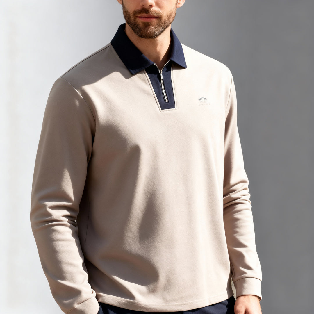 Fernando Italian Quarter-Zip Pullover