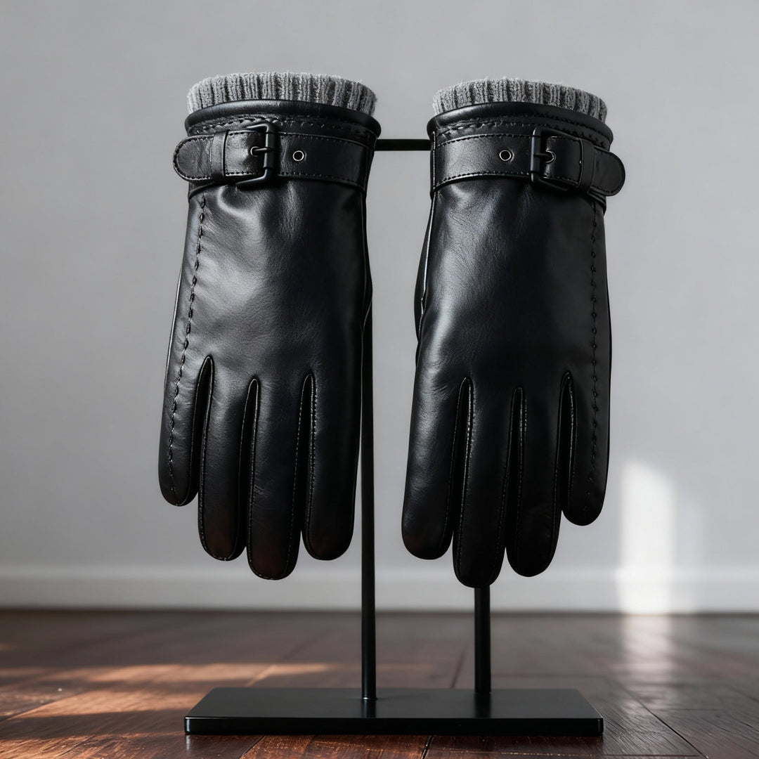 Mustang Sheepskin Buckle Gloves