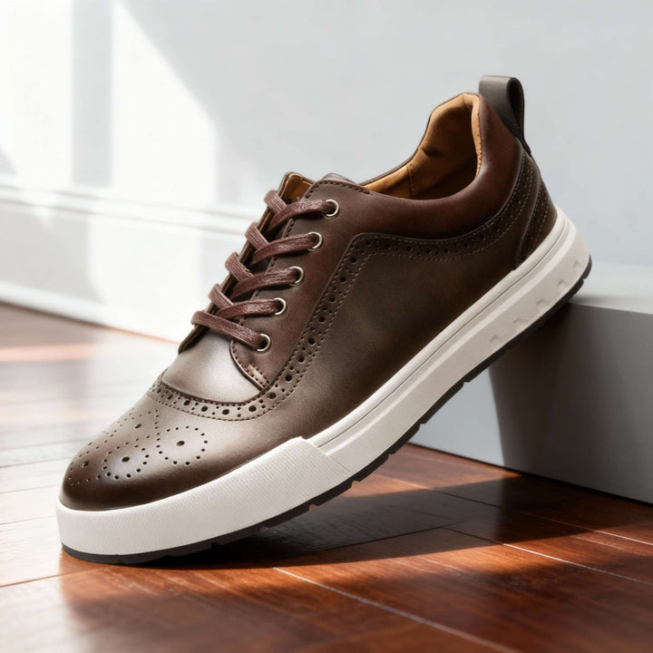 Charles Ray Leather Sneakers
