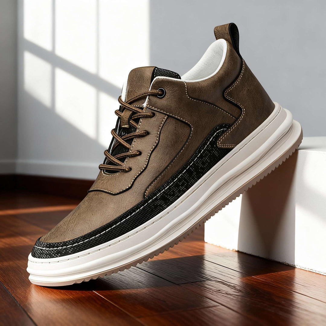 Travis Page Leather Sneakers